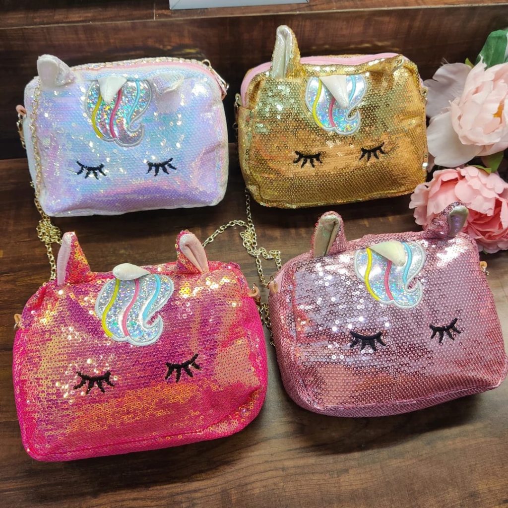 Unicorn Sequin Sling Bag | Kids Birthday Return Gifts